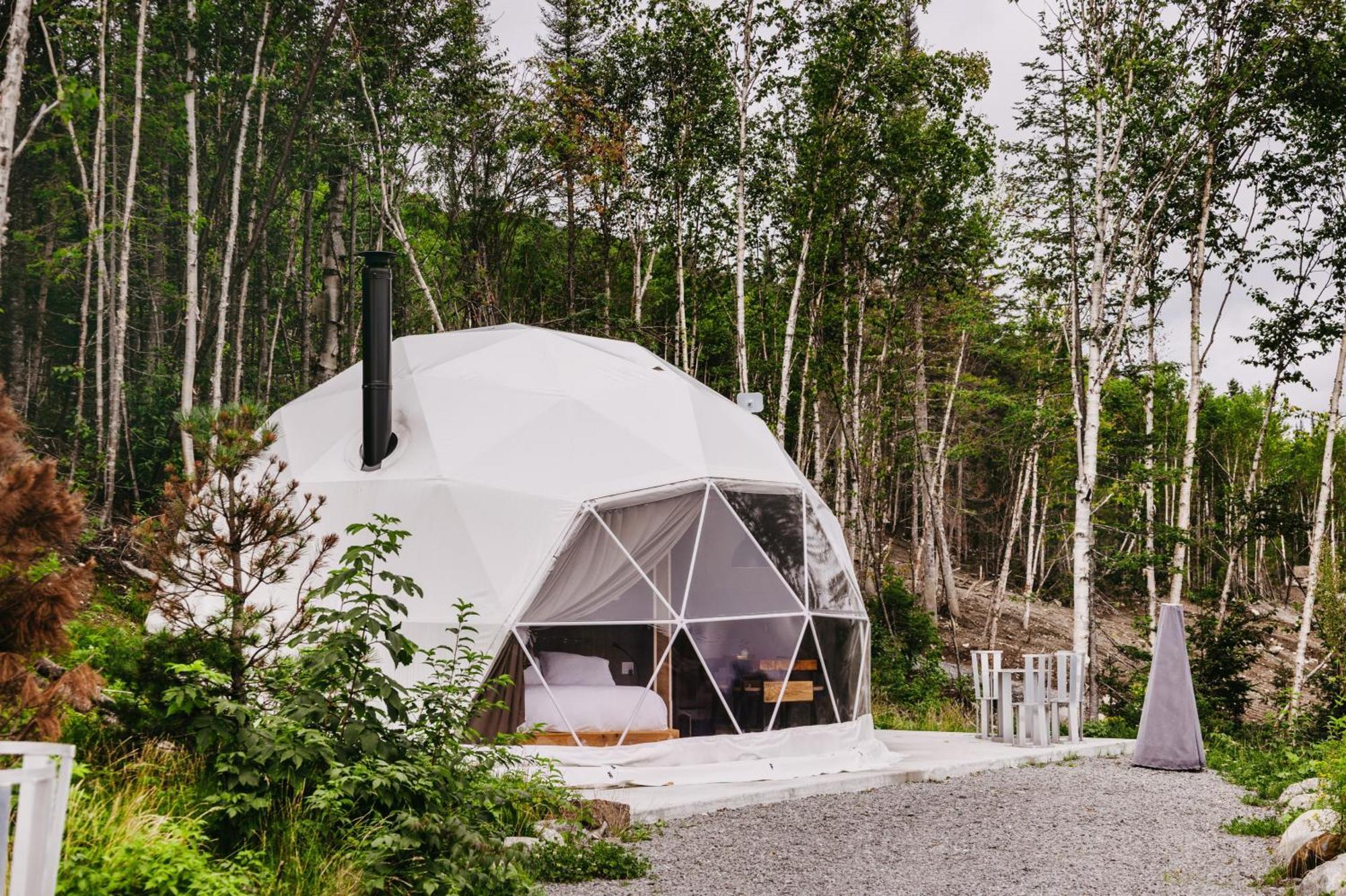 Ferienwohnung Les Diamants De L'Eternel Saint-David-de-Falardeau Exterior foto